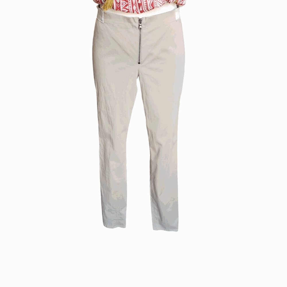NWT Alice & Olivia “base” jeggings pencil pants khaki stretch Stacey Bendet S